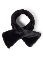 Marie Lund szal ze sztucznego futra Kobiety czarny, ONE SIZE. Czarne szaliki i kominy Marie Lund, bez wzorów, eleganckie. Za 149.95 zł.