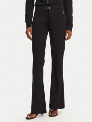 Juicy Couture Spodnie dresowe Apollo JCWBJ125311 Czarny Flared Leg. Czarne spodnie dresowe Juicy Couture, bez wzorów, z dresówki. Za 269.99 zł.
