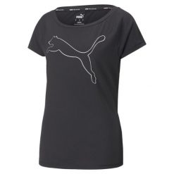 Koszulka fitness damska PUMA Train Favorite Jersey Cat. Czarne t-shirty sportowe Puma, xs, bez wzorów, z jersey, bez ramiączek, na fitness i siłownię. Za 62.99 zł.