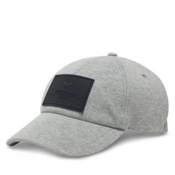 Czapka z daszkiem Weekend Max Mara. Szare czapki z daszkiem Weekend Max Mara, bez wzorów. Za 529.99 zł.