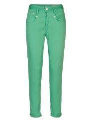 Herrlicher Dżinsy - Slim fit - w kolorze zielonym rozmiar: W29. Zielone jeansy Herrlicher, bez wzorów, klasyczne, z podwyższonym stanem. Za 114.44 zł.