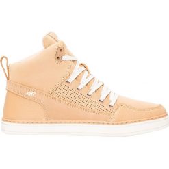 Buty trekkingowe damskie OBDH200z - piaskowy beż ciemny. Buty trekkingowe marki 4f. W wyprzedaży za 99.99 zł.