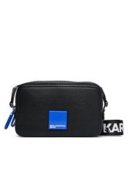 Karl Lagerfeld Jeans Torebka A3W30202 Czarny. Czarne listonoszki Karl Lagerfeld Jeans, bez wzorów, z jeansu, bez dodatków. Za 399.99 zł.