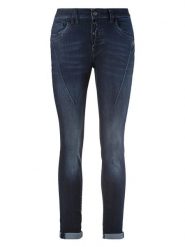 GANG JEANS Dżinsy - Slim fit - w kolorze granatowym rozmiar: W27. Niebieskie jeansy GANG JEANS, z aplikacjami, z jeansu, klasyczne. Za 255.95 zł.