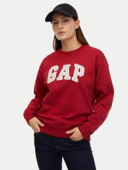Gap Bluza 554936-22 Czerwony Regular Fit. Czerwone bluzy GAP, xxs, bez wzorów, z bawełny, bez kaptura. Za 149.99 zł.