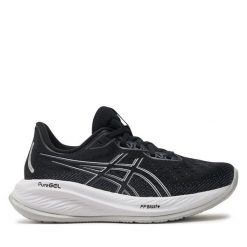 Buty do biegania Asics. Czarne buty do biegania ASICS, bez wzorów, bez zapięcia, do biegania. Za 419.99 zł.