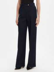 Maryley Spodnie materiałowe 25EB537/M26/43BL Granatowy Regular Fit. Niebieskie spodnie materiałowe Maryley, bez wzorów, z materiału. Za 179.99 zł.