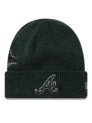 New Era Czapka Atlanta Braves World Series Patch Cuff Knit Beanie 60580730 Zielony. Zielone czapki zimowe New Era, bez wzorów, z materiału. Za 179.99 zł.