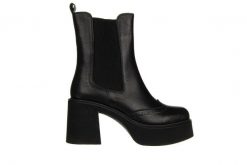 Botki Bayla-200 151 H22K7388 01 200024, Czarny, Skóra naturalna - 40. Czarne botki Bayla, bez wzorów, ze skóry, klasyczne, za kostkę, bez obcasa, bez zapięcia. W wyprzedaży za 299.00 zł.