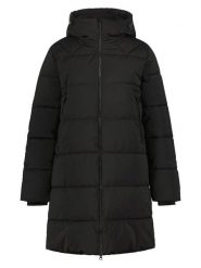 LUHTA Płaszcz zimowy "Eisele" w kolorze czarnym rozmiar: 46. Czarne płaszcze Luhta, na zimę, bez wzorów, z puchu, bez kaptura. Za 568.34 zł.