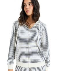 Bluza z kapturem dla Kobiety PERFECT STRIPE Niebieski. Niebieskie bluzy z kapturem Roxy, s, bez wzorów, z bawełny, z kapturem. Za 310.60 zł.