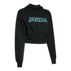 Bluza damska z kapturem Joma. Czarne bluzy Joma, xl, bez wzorów, z bawełny, sportowe, bez ramiączek, z kapturem. Za 181.50 zł.