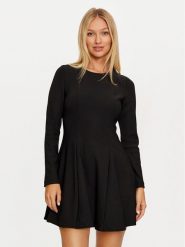 Marciano Guess Sukienka koktajlowa 4BGK22 6302A Czarny Regular Fit. Czarne sukienki Marciano Guess, z aplikacjami, z syntetyku, wizytowe, bez kołnierzyka, bez ramiączek. Za 489.99 zł.