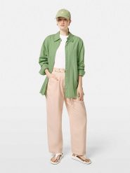 Scotch & Soda Koszula w kolorze zielonym rozmiar: 42. Zielone koszule Scotch & Soda, bez wzorów, z bawełny, bez kołnierzyka, bez ramiączek. Za 161.73 zł.