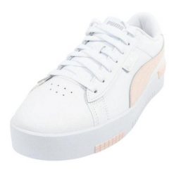 Trampki Damskie Skóra Sportowe Jada. Białe trampki Puma, bez wzorów, ze skóry, sportowe, bez zapięcia. Za 249.99 zł.