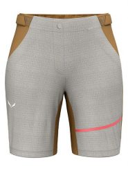 Salewa Szorty kolarskie "Vento Hemp/Durastretch" w kolorze szaro-jasnobrązowym rozmiar: 36. Brązowe szorty sportowe Salewa, bez wzorów, z materiału, rowerowe. Za 224.52 zł.