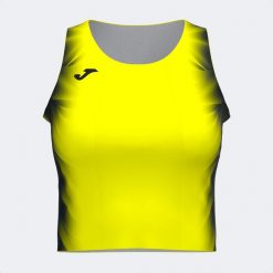 Damski tank top Joma Top Elite Xi. Czarne topy Joma, l, bez wzorów, sportowe, bez kołnierzyka, bez ramiączek. W wyprzedaży za 142.45 zł.