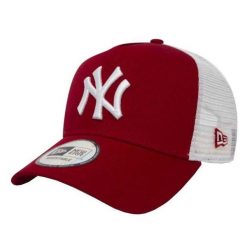 Czapka Z Daszkiem Unisex Dla Dorosłych MLB League New York Yankees. Czerwone czapki z daszkiem New Era, bez wzorów, sportowe. Za 180.99 zł.
