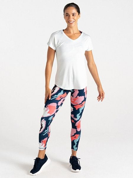 Dare 2b Koszulka sportowa "Vigilant Tee" w kolorze miętowym rozmiar: 34. Zielone t-shirty sportowe Dare 2b, bez wzorów, z materiału, bez ramiączek, outdoorowe. Za 57.06 zł.