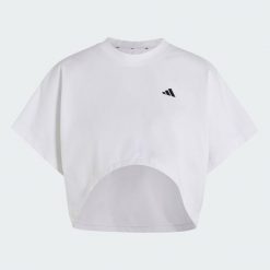 Koszulka z grafiką PrimeLift Workout. Zielone t-shirty sportowe adidas, uniwersalny, bez wzorów, z bawełny, bez ramiączek, na fitness i siłownię. Za 179.00 zł.