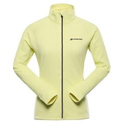Bluza damska sportowa szybkoschnąca Alpine Pro Dozera 2. Żółte bluzy bez kaptura Alpine Pro, bez wzorów, bez kaptura, narciarskie. W wyprzedaży za 319.00 zł.