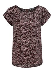 Sublevel Bluzka w kolorze jasnoróżowo-czarnym rozmiar: XL. Czarne bluzki Sublevel, xl, bez wzorów, bez kołnierzyka, bez ramiączek. Za 74.99 zł.
