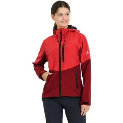 Damska kurtka wodoodporna Whistler Softshell Rodney M W-PRO 8000. Czerwone kurtki WHISTLER, m, bez wzorów, z softshellu, bez kaptura. Za 299.00 zł.