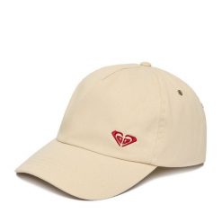 Czapka z daszkiem Roxy. Brązowe czapki z daszkiem Roxy, bez wzorów. Za 49.99 zł.