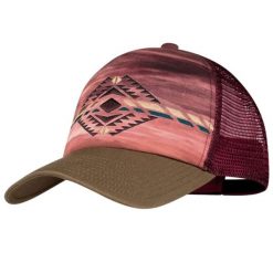 Czapka z daszkiem Buff Trucker Cap. Brązowe czapki z daszkiem Buff, bez wzorów, sportowe. W wyprzedaży za 90.94 zł.