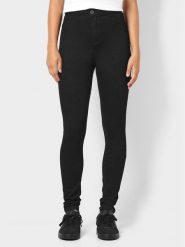 Noisy May Jeansy Ella 27000768 Czarny Skinny Fit. Czarne jeansy Noisy May, xs, bez wzorów, z bawełny. Za 69.99 zł.