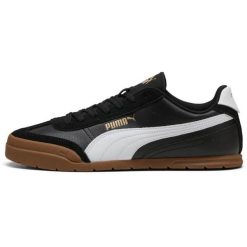 Buty sportowe Puma Super Turino. Białe buty treningowe Puma, bez wzorów, z materiału, bez zapięcia, trekkingowe. Za 202.99 zł.