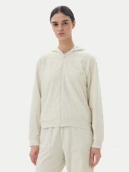 EA7 Emporio Armani Bluza 7W000479 AF13135 U1112 Beżowy Regular Fit. Brązowe bluzy EA7 Emporio Armani, l, bez wzorów, z bawełny, bez kaptura. Za 449.99 zł.