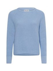 Marc O'Polo Sweter z dzianiny Kobiety Bawełna niebieski, M. Niebieskie swetry Marc O'Polo, m, bez wzorów, z bawełny, eleganckie, bez ramiączek. Za 559.95 zł.