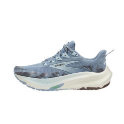Buty do biegania w terenie damskie Brooks Ghost Trail. Zielone buty do biegania Brooks, bez wzorów, z kauczuku, bez zapięcia, do biegania. Za 669.99 zł.