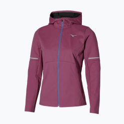 Kurtka do biegania damska Mizuno Thermal Charge BT. Czerwone kurtki do biegania Mizuno, bez wzorów, bez kaptura, do biegania. Za 379.99 zł.