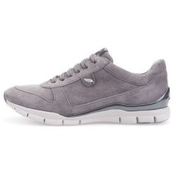 Geox tenisówki damskie Sukie 36 szare. Szare trampki Geox, bez wzorów, bez zapięcia. Za 429.00 zł.