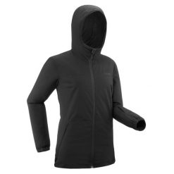 Kurtka narciarska damska Wedze 100. Czarne kurtki narciarskie WED'ZE, na zimę, xl, bez wzorów, z materiału, bez kaptura, narciarskie. Za 229.99 zł.