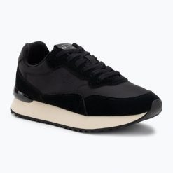 Buty damskie GANT Bevinda. Czarne buty treningowe Gant, bez wzorów, z gumy, bez zapięcia, trekkingowe. Za 369.99 zł.