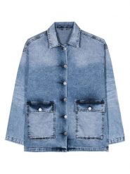 Herrlicher Kurtka dżinsowa w kolorze niebieskim rozmiar: XS. Niebieskie kurtki Herrlicher, xs, bez wzorów, bez kaptura. Za 217.99 zł.