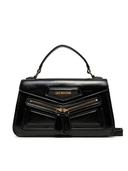 LOVE MOSCHINO Torebka JC4355PP0LK1000A Czarny. Czarne torebki klasyczne Love Moschino, bez wzorów, ze skóry, bez dodatków. Za 849.99 zł.