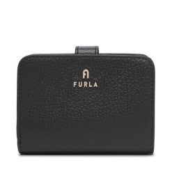 Portfel Furla. Czarne portfele Furla, bez wzorów. Za 674.99 zł.