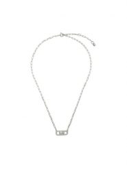 Michael Kors Naszyjnik MKC1655CZ040 Srebrny. Szare naszyjniki Michael Kors, z tworzywa sztucznego, srebrne. Za 429.99 zł.