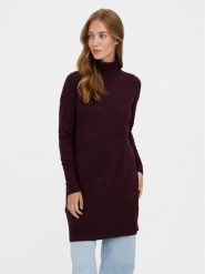 Vero Moda Sukienka dzianinowa 10199744 Fioletowy Regular Fit. Fioletowe sukienki Vero Moda, l, bez wzorów, z dzianiny, bez kołnierzyka, bez ramiączek. Za 179.99 zł.