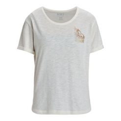 Koszulka z krótkim rękawem dla Kobiety OCEANWAVE REGULAR. Białe t-shirty sportowe Roxy, m, bez wzorów, z bawełny, bez ramiączek. Za 109.99 zł.