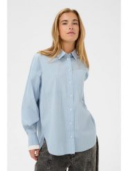 Kaffe Koszula - Slim fit - w kolorze błękitnym rozmiar: 40. Niebieskie koszule Kaffe, bez wzorów, bez kołnierzyka, bez ramiączek. Za 152.99 zł.