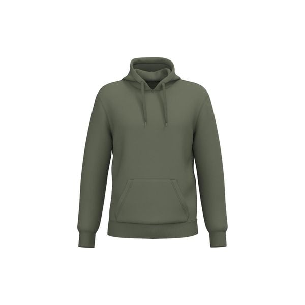 Bluza z kapturem Kariban. Zielone bluzy z kapturem KARIBAN, m, bez wzorów, z bawełny, z kapturem. Za 144.00 zł.