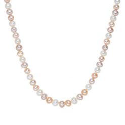 Valero Pearls Naszyjnik z pereł srebro wysokiej próby Perła hodowlana słodkowodna srebrny Naszyjniki 1 ct Damski. Szare naszyjniki Valero Pearls, z jedwabiu, z perłą, srebrne. Za 539.99 zł.