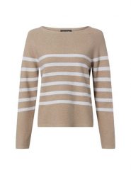 Franco Callegari Sweter z dzianiny Kobiety Bawełna brązowy, XL. Brązowe swetry Franco Callegari, xl, bez wzorów, z bawełny, bez ramiączek. Za 179.95 zł.