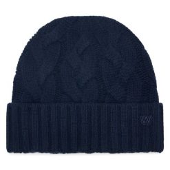 Czapka z daszkiem Weekend Max Mara. Niebieskie czapki z daszkiem Weekend Max Mara, bez wzorów. Za 544.99 zł.