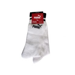Puma Skarpety 2-Pack 93899201. Białe skarpetki Puma, bez wzorów. Za 36.99 zł.